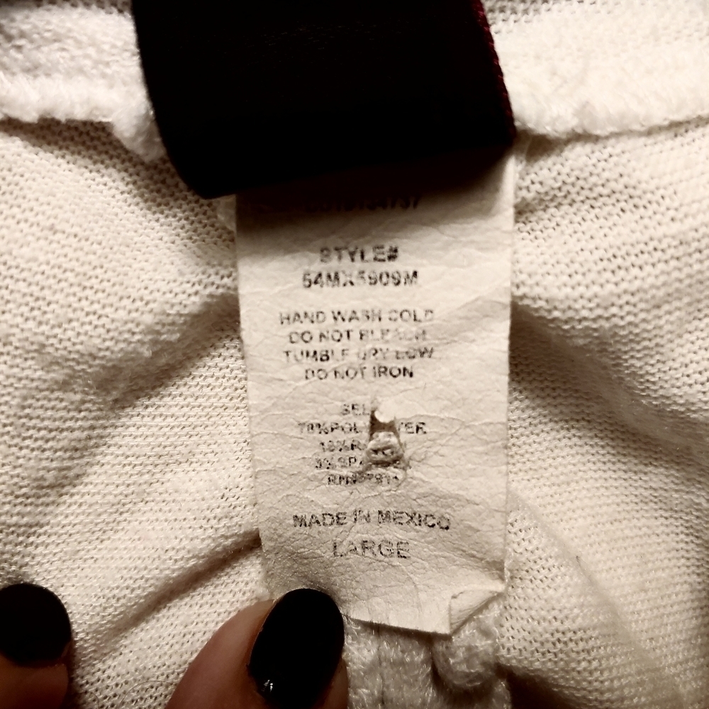 Wrapper White Open Front Cardigan Rouged back - Picture 6 of 6